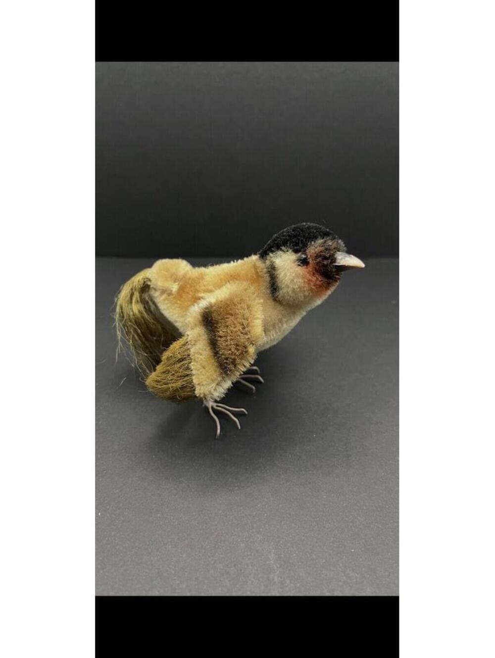 Vintage 1960s Original Steiff 5" Sparrow. Bird In Great condition Rare And Hard